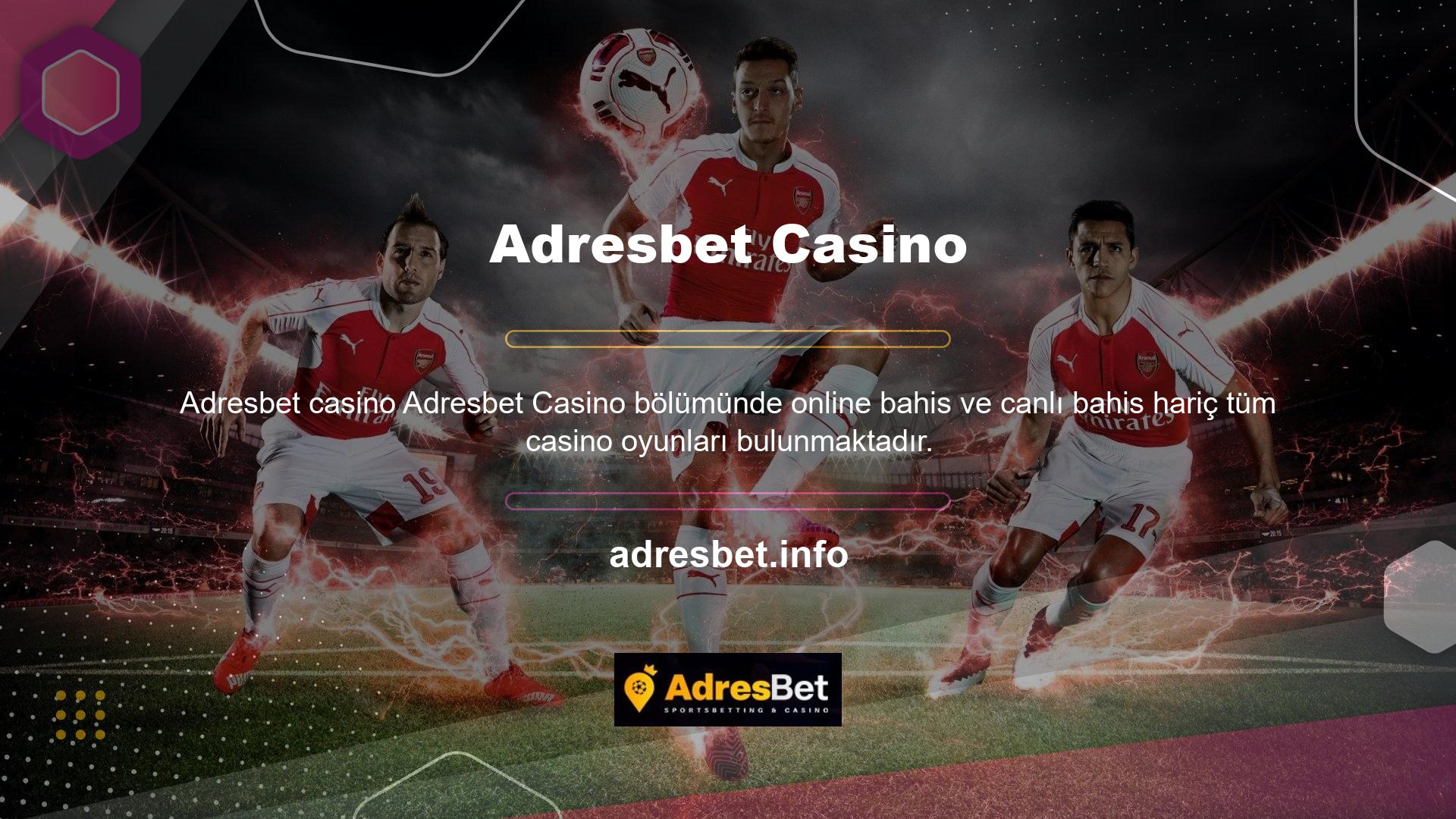 Online ve canlı casino sitesi olarak buradaki markalara güvenebilirsiniz