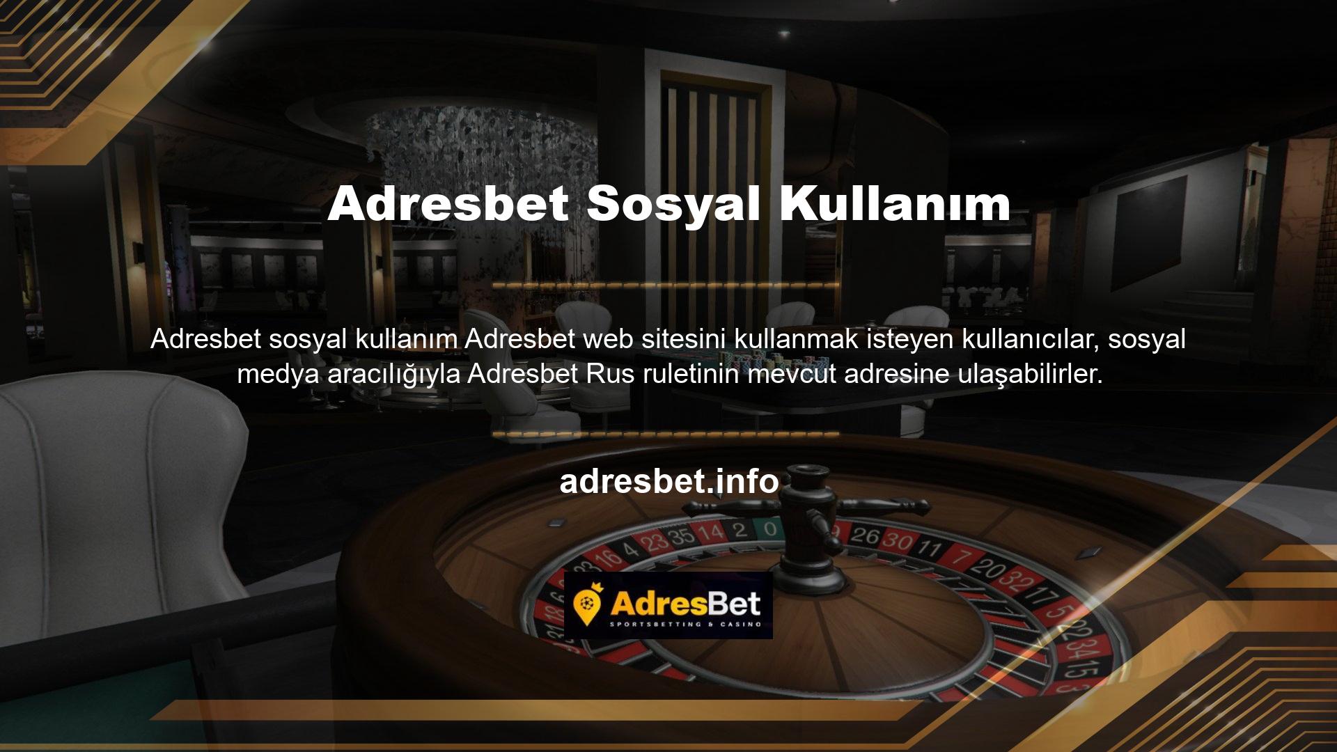 Adresbet Sosyal Medya Hesaplarının Faydaları